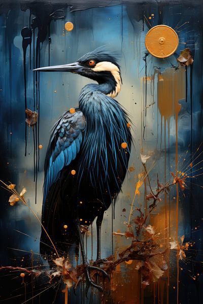 A Bird in Art by Digitale Schilderijen