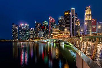 Finanzviertel Singapur von Bart Hendrix