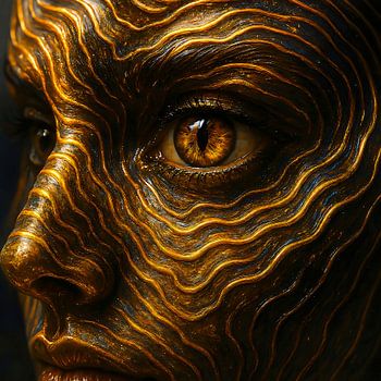 Bernsteinblick: Metallische Tier Metamorphose