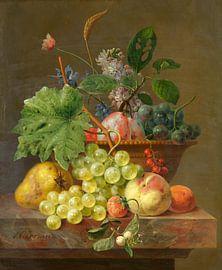 Still Life with Fruit in a Terracotta Dish, Anthony Oberman