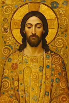 Jezus Christus schilderij van Johannes