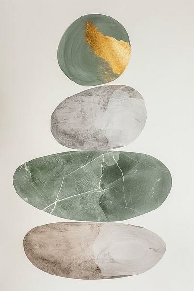 Minimalist Japandi Art by Thea