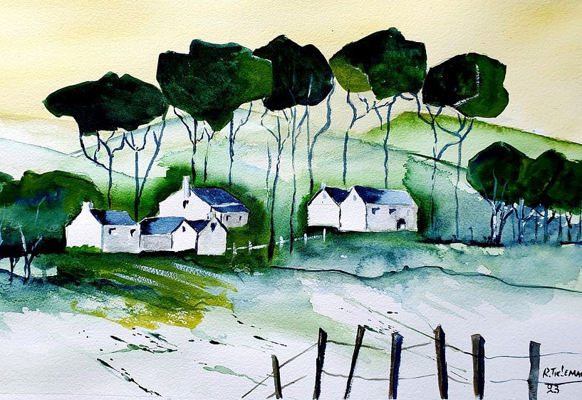 Op het Platteland van Rita Tielemans Kunst