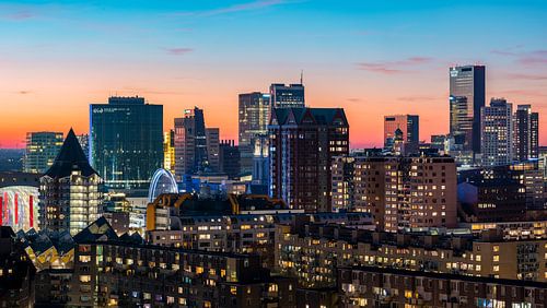 Rotterdam skyline in details