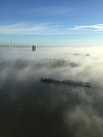 Schip in de mist