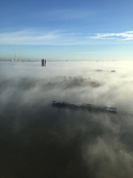 Schip in de mist par Marcel Schouten