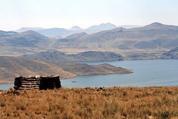 Andes mountain lake