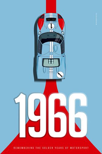 The Golden Year 1966 GT40 Ken Miles by Theodor Decker