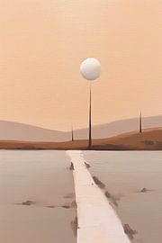 Schilderij Beige van ARTEO Schilderijen