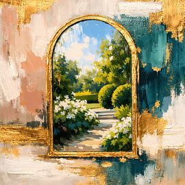 Das goldene Tor zum Sommergarten von ButterflyPix