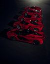 The Ferrari Big 5 - Line up by Gijs Spierings von Gijs Spierings Miniaturansicht