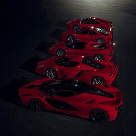 The Ferrari Big 5 - Line up by Gijs Spierings von Gijs Spierings