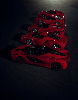 The Ferrari Big 5 - Line up by Gijs Spierings