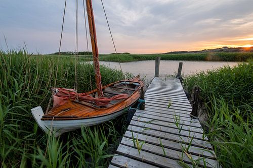 Bootssteg am Ringköbing Fjord