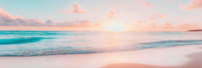 Sunrise by the sea by Poster Art Shop