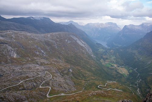 Blick auf den Geirangerfjord