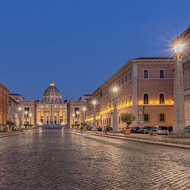 Het Vaticaan in de nacht.. van Patrick Löbler