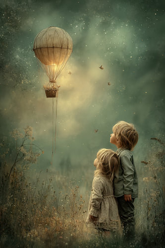 Luchtballon - Dromerige kinderverwondering