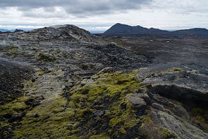 Lavavelden van Leirhnjúkur, IJsland