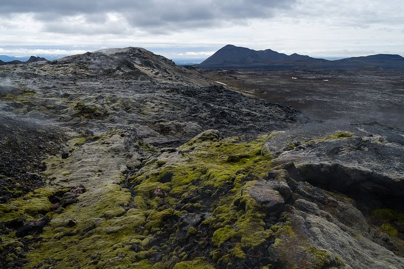 Lavavelden van Leirhnjúkur, IJsland van Joep de Groot