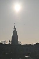 L'église St Walburgis à la lumière du matin