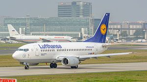 Lufthansa-Passagierflugzeug Boeing 737-500.