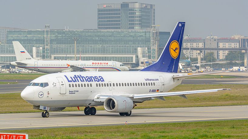 Lufthansa Boeing 737-500 passenger jet. by Jaap van den Berg