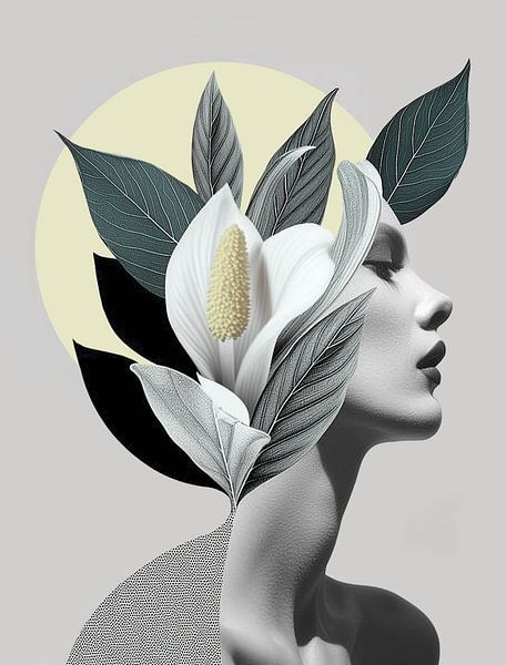 En harmonie avec la nature : profil et floraison par Color Square