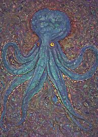 Beängstigender Oktopus von Rizal Azhari