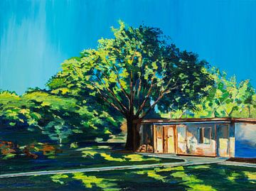 House in the kibbutz by Gal Ashkenazi