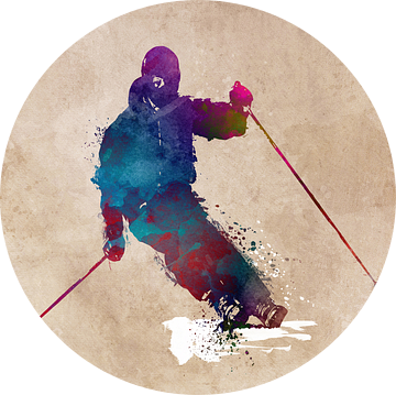Skisportkunst #ski #sport van JBJart Justyna Jaszke