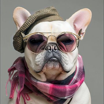 Bouledogue sur Art Merveilleux