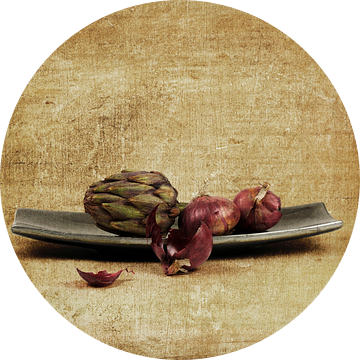 Stilleven Japandi. Food. Digitale kunst.