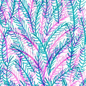 Leaf pattern organic by Karolina Grenczyk