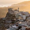 Uitzicht op Menetes stad Karpathos van Jeanine Verbraak