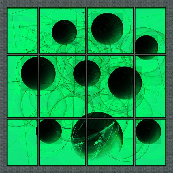 Fractal - spheres - circles by Christine Nöhmeier
