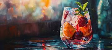 Lively Cocktail | Modern Dining by ARTEO Paintings