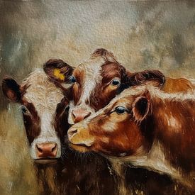 Kuhporträt von Marjolein Deelen