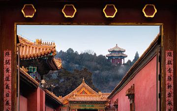 De Verboden Stad in Beijing - keizerlijk paleis van China van Chihong