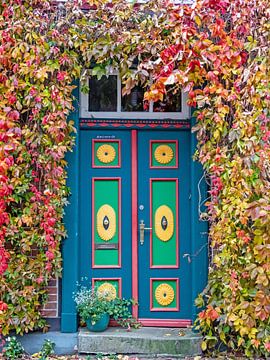 Colourful entrance door by Katrin May