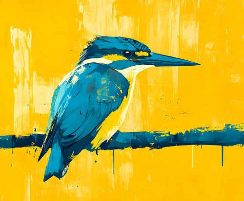 Kingfisher Portrait by But First Framing