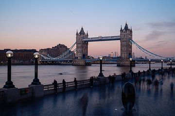 Tower bridge Londen van Luis Emilio Villegas Amador