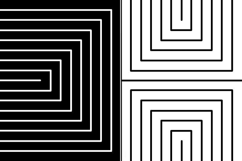 Black and white lines by Studio Malabar