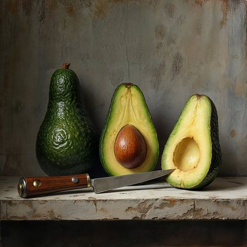 Stilleven met Avocado's