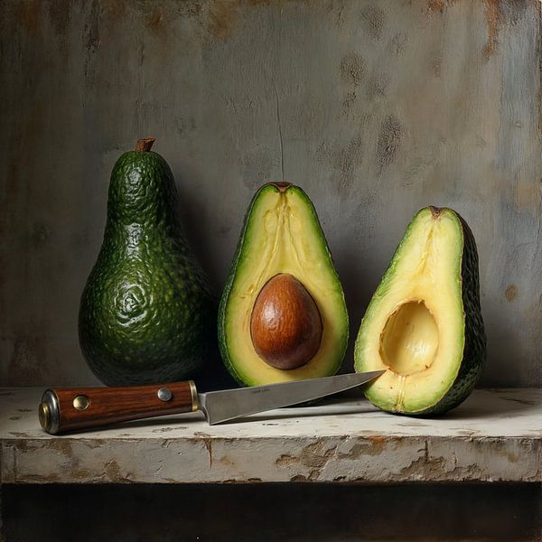 Stilleven met Avocado's van The Nudes Gallery