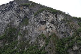 Trollgesicht aus Stein von Seli