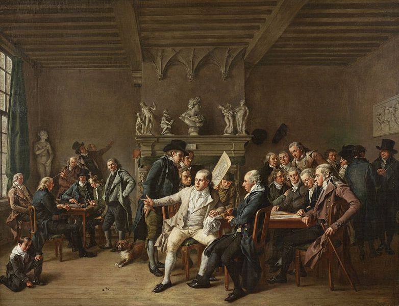 La Teekencollegie de Haarlem en 1799, Wybrand Hendriks par Des maîtres magistraux