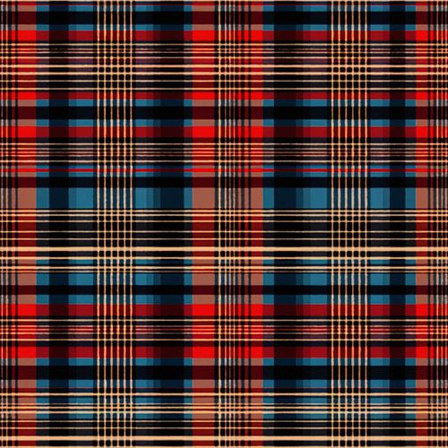 Vintage Plaid # LXV