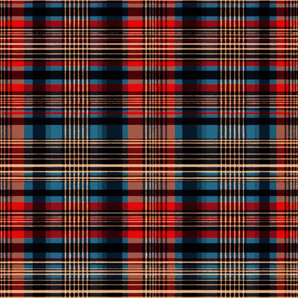Vintage Plaid # LXV by Whale & Sons