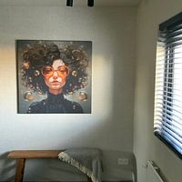 Kundenfoto: Surrealistisches Porträt von Schwarzer Kaffee, als ArtFrame